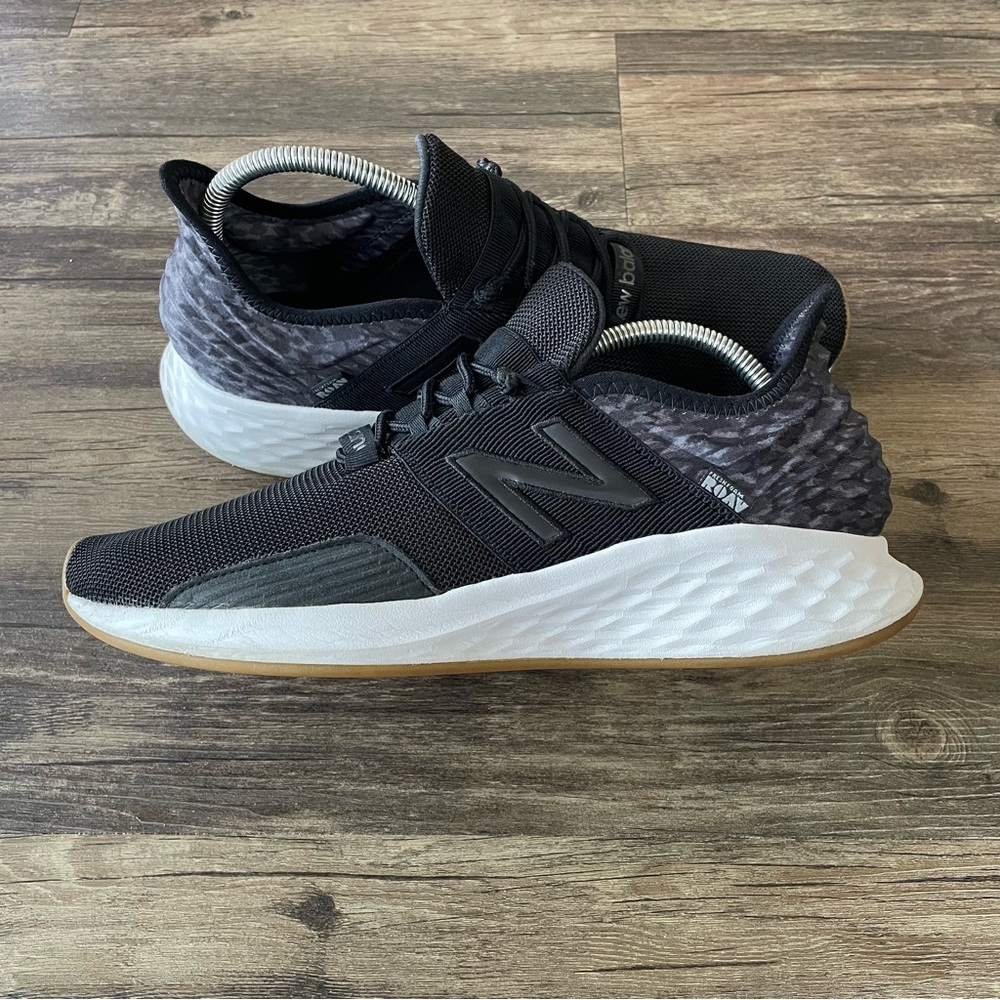New Balance Fresh Foam Mens Size 10 Roav V1 Black Camo Running Sneakers MROAVPB1 - Picture 7 of 16